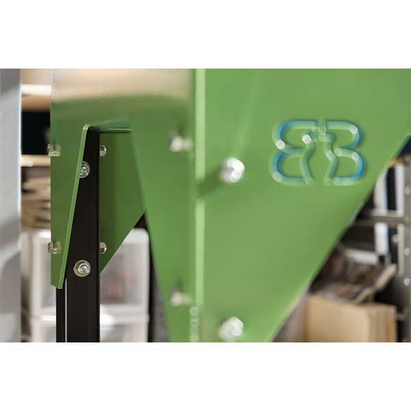 Bluebird Wedging Table Green Detail View