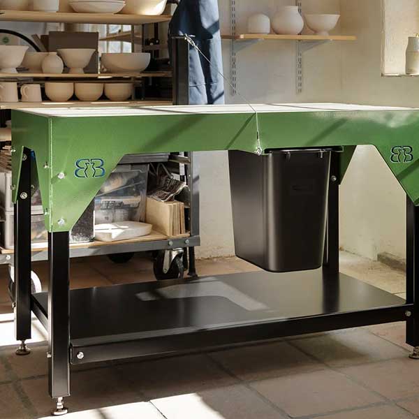 Bluebird Clay Wedging Table Front Full View