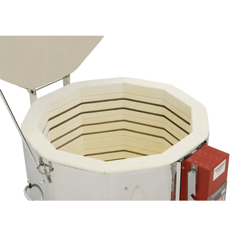Evenheat RM 2329 Pottery Kiln Top Loading View 3" Brick