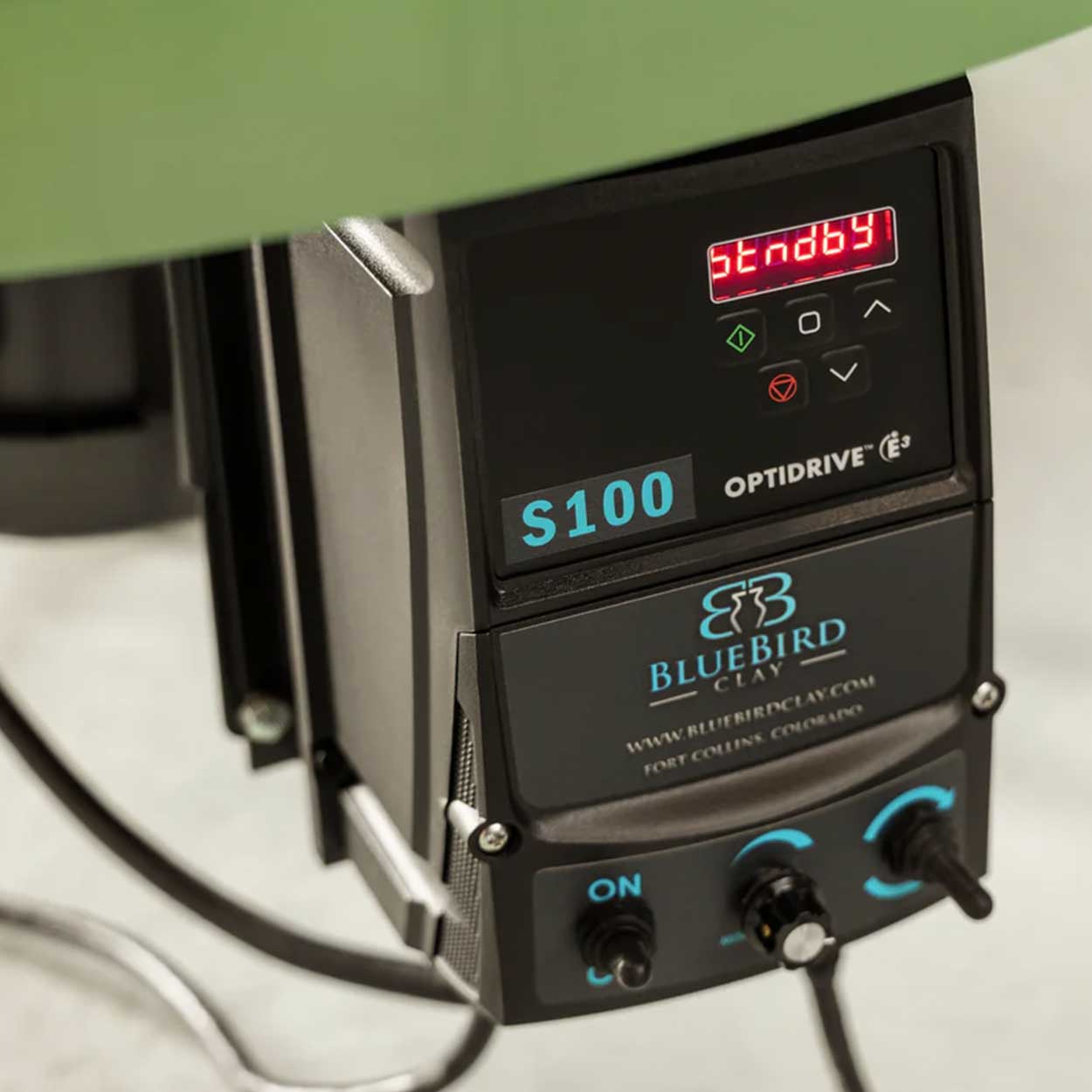 Soldner S100 Pottery Wheel Green Controller Panel