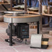 Soldner S100 Pottery Wheel Grey Front View with Peddle